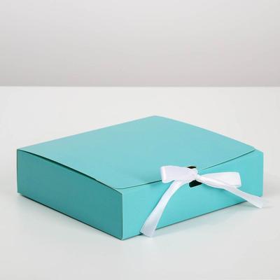 Коробка подарочная складная, упаковка, «Тиффани», 31 х 24.5 х 8 см