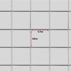 Сетка торговая 80×150 см, окантовка 6 мм, пруток - 4 мм, цвет хром (порошковое покрытие) - Фото 3