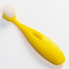 Детская зубная щетка с мягкой щетиной, нейлон, цвет желтый - фото 9480504