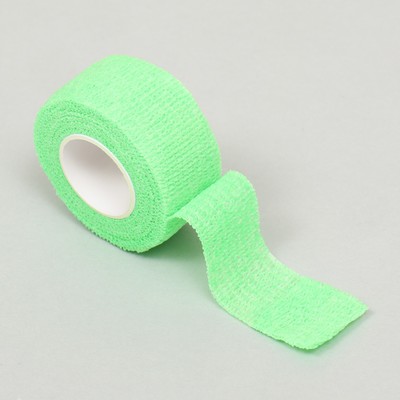 Бинт самофиксирующийся, 2,5 см, макс. растяжимость 4,5 м, салатовый