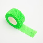 Бинт самофиксирующийся, 2,5 см, макс. растяжимость 4,5 м, салатовый - Фото 2