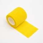 Бинт самофиксирующийся, 5 см × 4.5 м, жёлтый - Фото 2