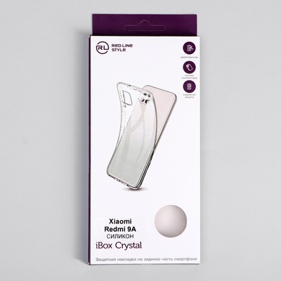 Чехол iBox Crystal для Xiaomi Redmi 9A, силиконовый, прозрачный