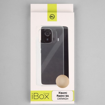 Чехол iBox Crystal для Xiaomi Redmi 9A, силиконовый, прозрачный