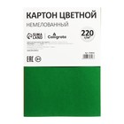 Картон цветной А4, 8 листов, 8 цветов, Calligrata, немелованный 220 г/м2, на скобе - фото 7543599