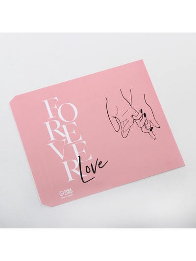 Обёртка для шоколада, кондитерская упаковка, «Любовь» 18.2 х 15.5 см