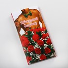 Обёртка для шоколада, кондитерская упаковка, «Шикарной девушке» 18.2 х 15.5 см (комплект 10 шт) - фото 23011722