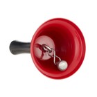 Колокольчик настольный Candy, красный, 12×6.5 см - Фото 3