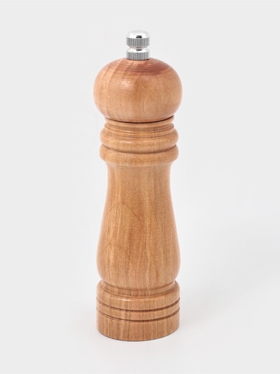 Мельница для специй Доляна «Дуновение леса», 15×4.5 см, керамический механизм, бежевая