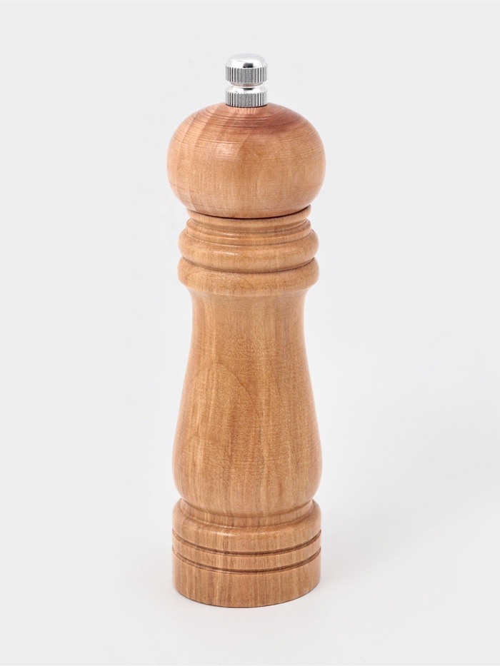 Мельница для специй Доляна «Дуновение леса», 15×4.5 см, керамический механизм, бежевая - Фото 1