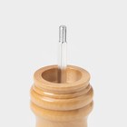 Мельница для специй Доляна «Дуновение леса», 15×4.5 см, керамический механизм, бежевая - Фото 5