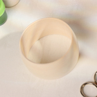 Заготовка для творчества Браслет выпуклый, 4хd7,5(6,5) см - фото 25269140