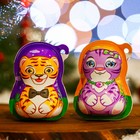 Печенье «Тигры» с шоколадной пастой и игрушкой, яйцо-сюрприз, 15 г - Фото 1
