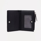 Кошелёк женский на кнопке, цвет чёрный 7522292