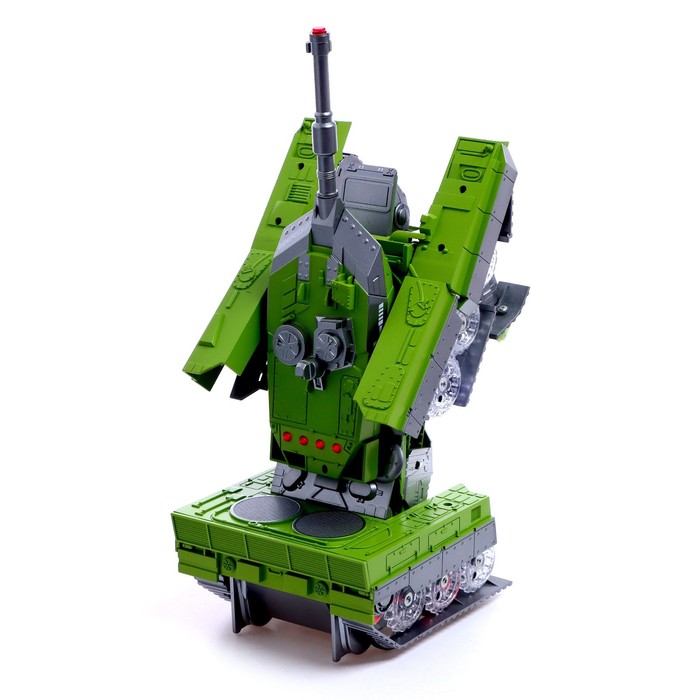 Робот радиоуправляемый «Танк», трансформируется, стреляет присосками, цвета МИКС 52017