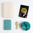 Набор подарочный «Этель» Friends, полотенце 50×90 см, 30×60 см, мочалка, расчёска  (артикул 7351706)  большой выбор товаров оптом и в розницу по низким ценам с доставкой