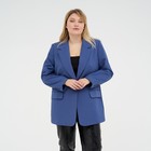 Пиджак женский MIST plus-size, р.52, синий - фото 318716415