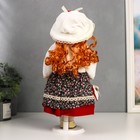 Кукла коллекционная керамика "Женечка в цветочной юбке, и белом жакете" 40 см - фото 29540564