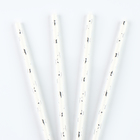 Трубочки для коктейля «Звезда» набор 12 шт., цвет серебро - фото 9577871