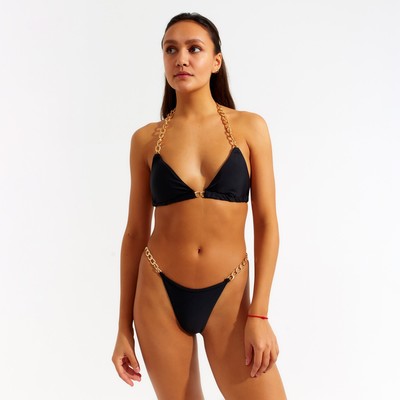 Купальник женский раздельный MINAKU цвет чёрный, размер 46