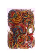 Банковская резинка цветная, 1000 грамм, длина 95 мм, диаметр - 60 мм, сечение 1.7×1.7 мм - Фото 3