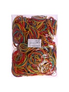 Банковская резинка цветная, 1000 грамм, длина 95 мм, диаметр - 60 мм, сечение 1.7×1.7 мм - Фото 4