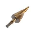 Сверло ступенчатое ТУНДРА ПРОФИ, HSS, TiN, спиральный профиль, SDS-plus, 4-32 мм - Фото 2