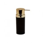 Дозатор для жидкого мыла Lenox, цвет чёрный с золотом - фото 295404654