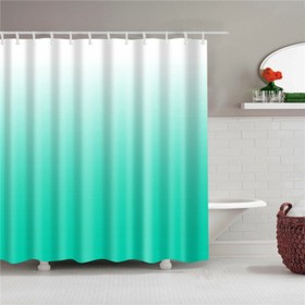 Штора для ванной Dimond, 180х200, PLE, цвет мятный