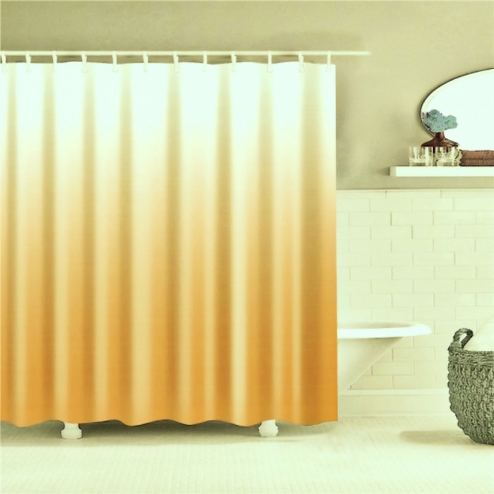 Штора для ванной Dimond, 180х200, PLE, цвет золотой - Фото 1