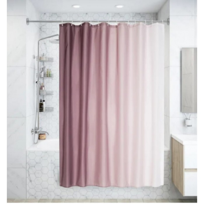 Штора для ванной Sharm, 180х200 см, PLE, цвет фиолетовый - Фото 1