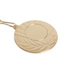 Медаль под нанесение золото 015, d=5 см, с лентой - Фото 3