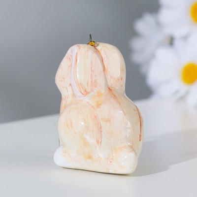 Сувенир "Лесной кролик", ярославская майолика, h=4 см