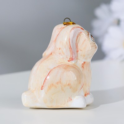 Сувенир "Лесной кролик", ярославская майолика, h=4 см