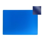 Накладка на стол пластиковая А4, 339 х 244 мм, 500 мкм, прозрачная, тёмно-синяя (подходит для ОФИСА) - фото 108547257