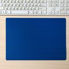 Накладка на стол пластиковая А4, 339 х 244 мм, 500 мкм, прозрачная, тёмно-синяя (подходит для ОФИСА) - Фото 2