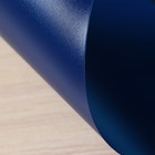 Накладка на стол пластиковая А4, 339 х 244 мм, 500 мкм, прозрачная, тёмно-синяя (подходит для ОФИСА) - фото 8677367