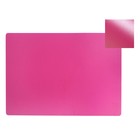 Накладка на стол пластиковая А4, 339 х 244 мм, 500 мкм, тонированная, розовая - Фото 1