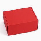 Коробка самосборная, красная, 22×16.5×9.5 см - Фото 2