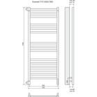 Полотенцесушитель электрический TERMINUS «Енисей» П15, 500×1300 мм, sensor quick touch, хром - Фото 3