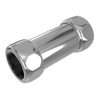 Соединитель прямой для полотенцесушителя TERMINUS 730SCH1005, накидные гайки 1"х3/4", хром 7584698