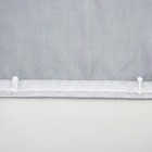 Штора портьерная для кухни Witerra Бамбук 135х180 см, серый, жаккард, пэ100% - фото 24072715