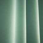 Штора портьерная Witerra Матовый 135х260см, мятный, блэкаут, пэ 100% - фото 6143805