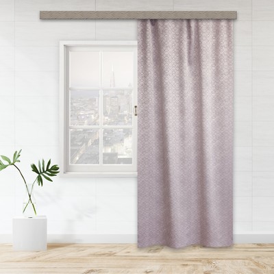 Штора портьерная Witerra «Инфини», 135×260 см, жаккард, розовая