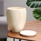 Набор горшков 3 шт. "Весна" белый 15 л/ 5,5 л/ 1,5 л - фото 24439839