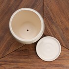 Набор горшков 3 шт. "Весна" белый 15 л/ 5,5 л/ 1,5 л - фото 24439841