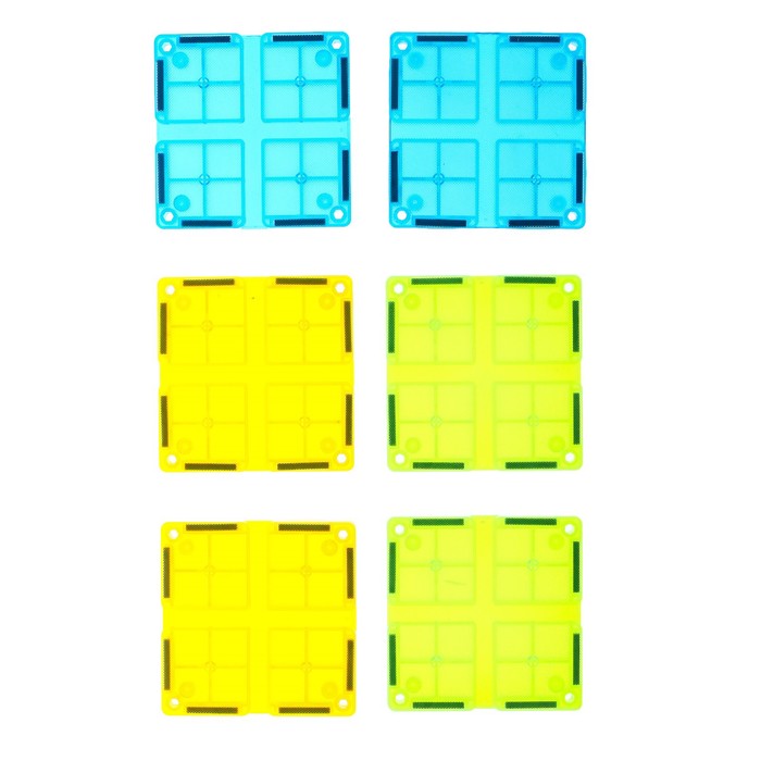 Конструктор магнитный «Магический трек», машинка ездит от батареек, 19 деталей 52048