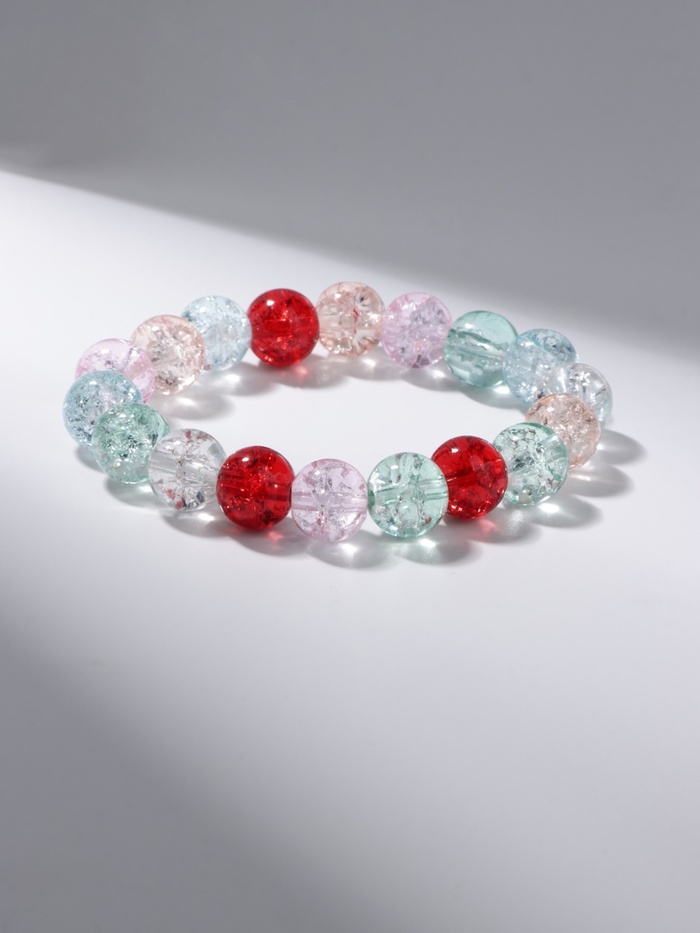 Браслет «Радость» бусина №10, цветной, d=7 - Фото 1