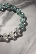 Браслет «Радость» солнце, цвет бело-голубой в серебре, d=7 - Фото 4