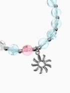 Браслет «Радость» солнце, цвет бело-голубой в серебре, d=7 - Фото 3